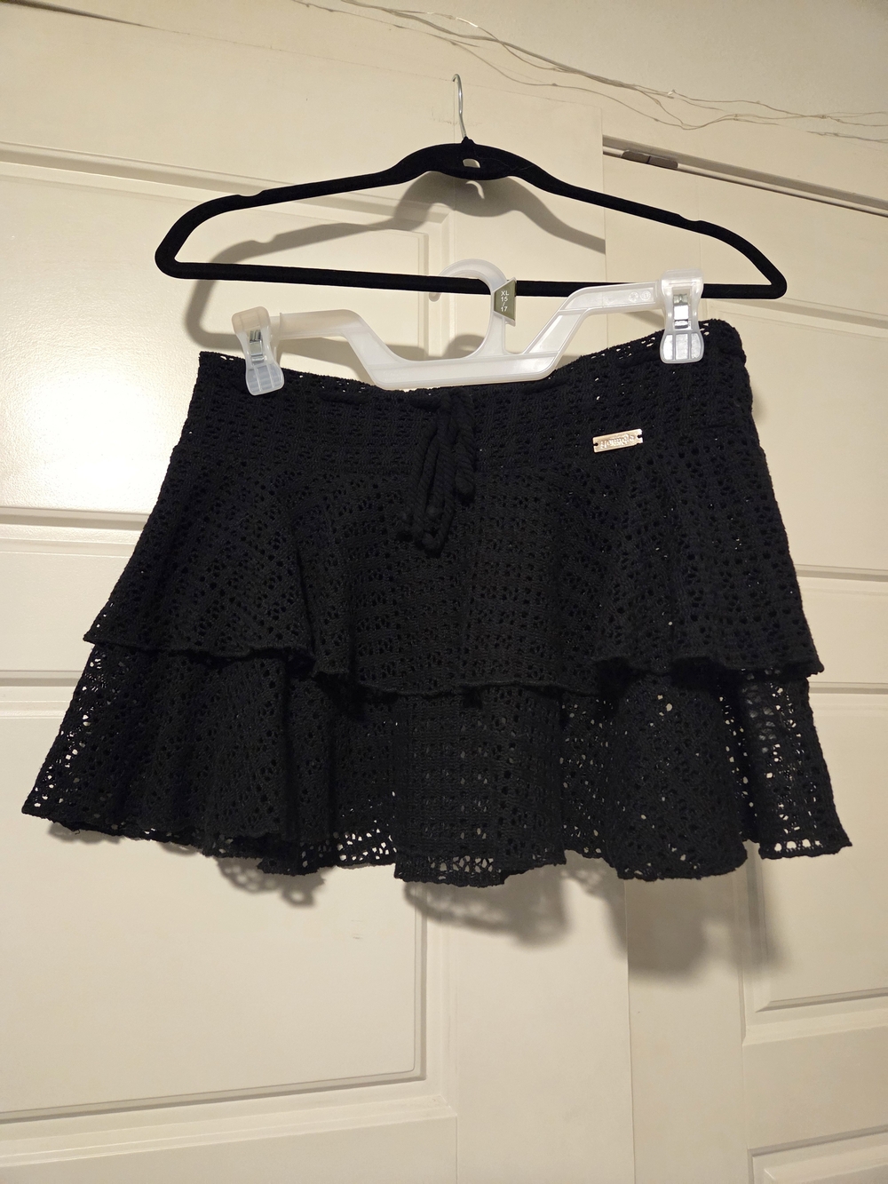 YoungLa Black Mini Festival Skirt
